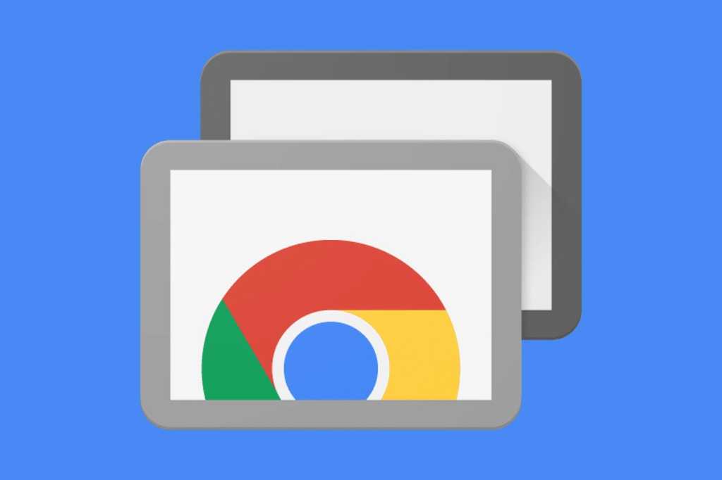 chrome remote desktop blue background