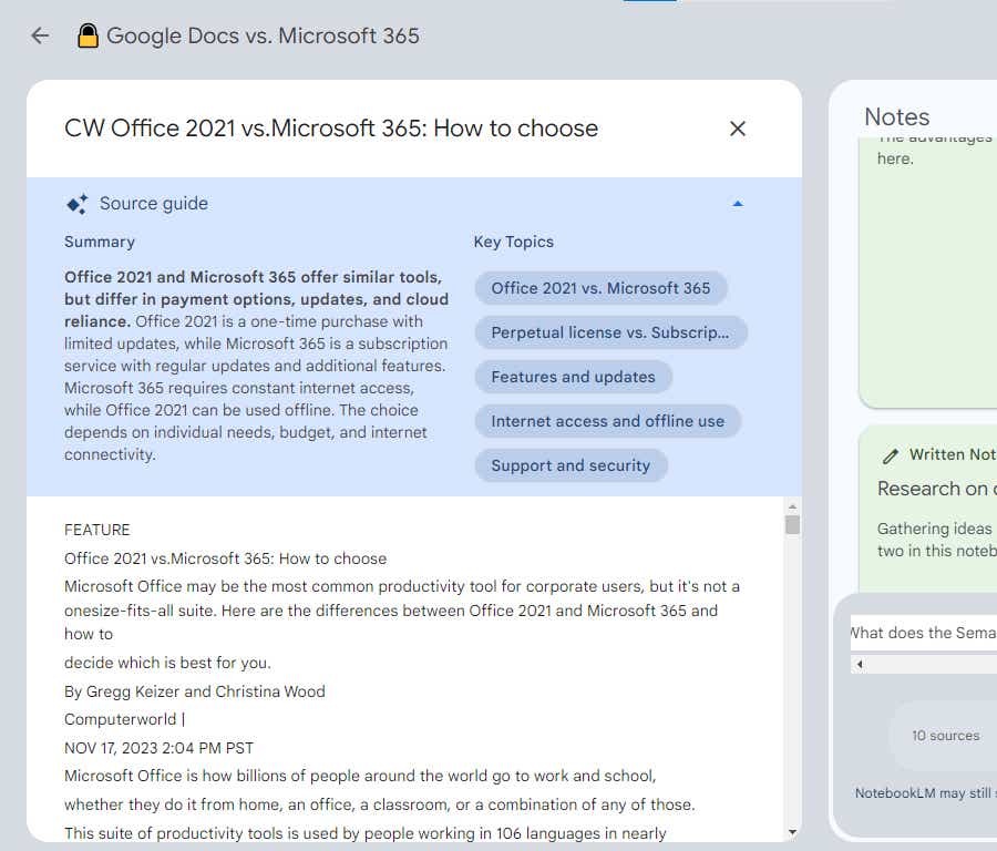 google notebooklm 10 source guide