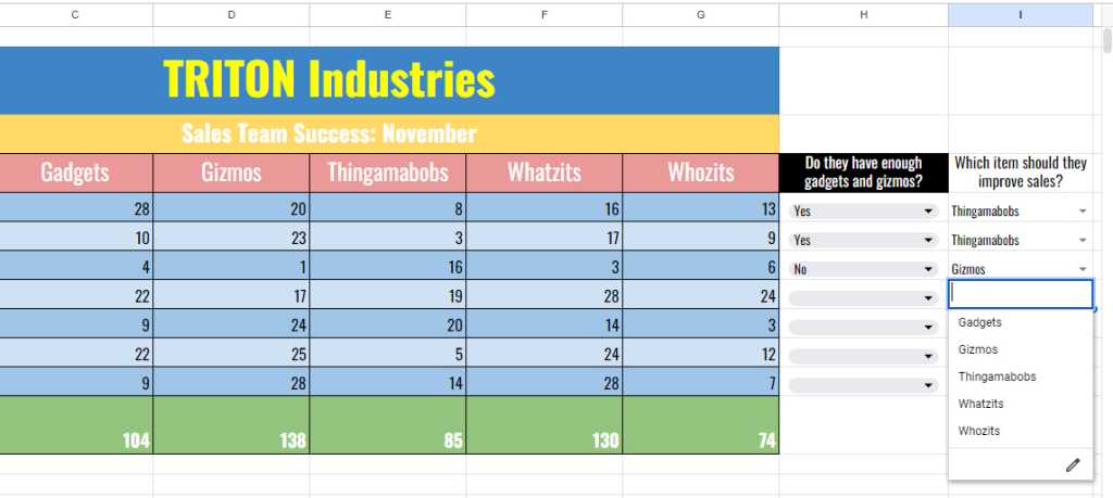 Google Sheets dropdown lists with data from selected cell range