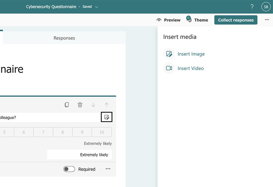 microsoft forms 09 insert media pane