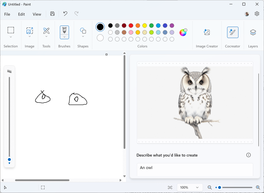 Microsoft Copilot+ PC: Paint Cocreator